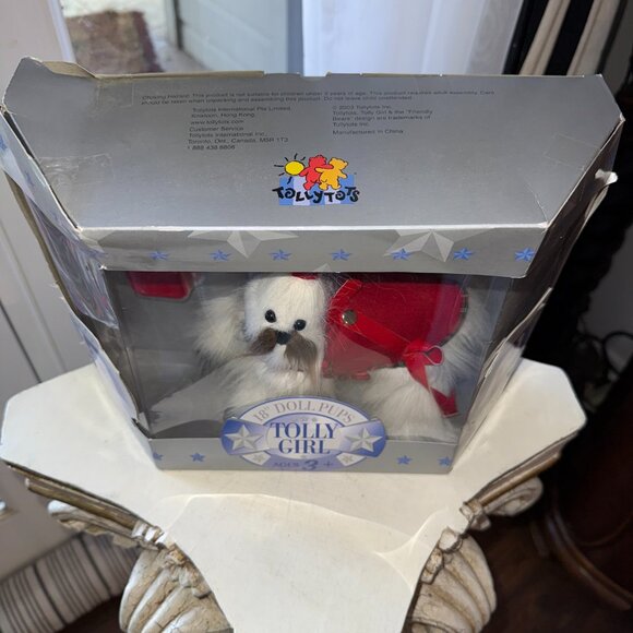Tollytots Tolly Girl 18” Doll Pups Tulip 2003 English Toy Spaniel DOG or Maltese - Picture 5 of 16